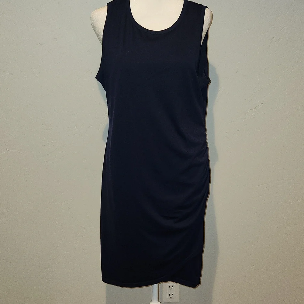 NEW- Navy Blue Sleeveless Dress- XL